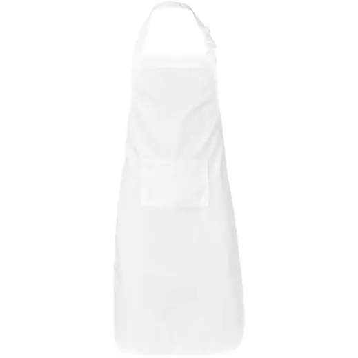 Kids Trickle Bib Apron White Unbranded